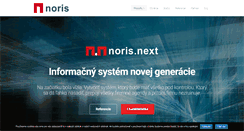 Desktop Screenshot of noris.sk