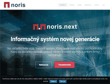 Tablet Screenshot of noris.sk